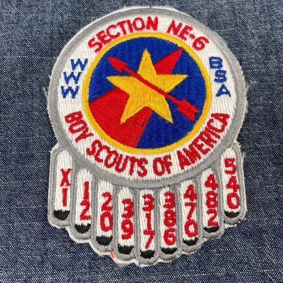 RARE Vintage BSA Transatlantic Council OA 482 section NE-6 Germany Pocket Patch